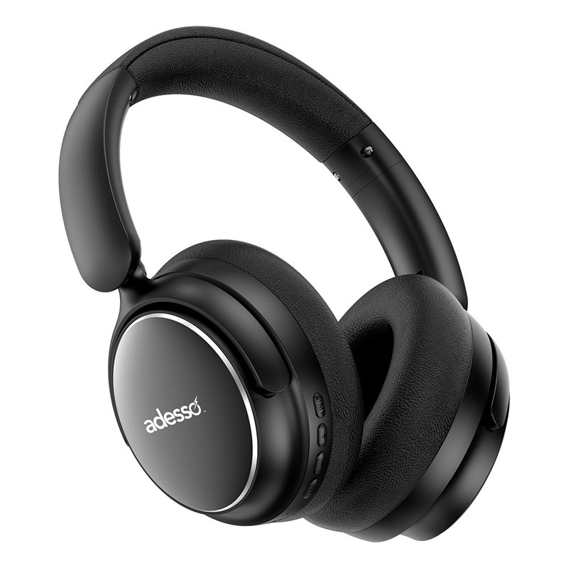Adesso XTREAM P800 Wired/Wireless Over-the-head Headset (Noise Canceling) - Black 